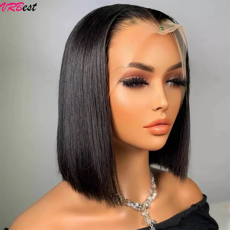 Straight Bob Wig Lace Front Human Hair Wigs For Women HD Transparent Full Lace Frontal Wig Glueless Wig Human Hair 240621 - view 5