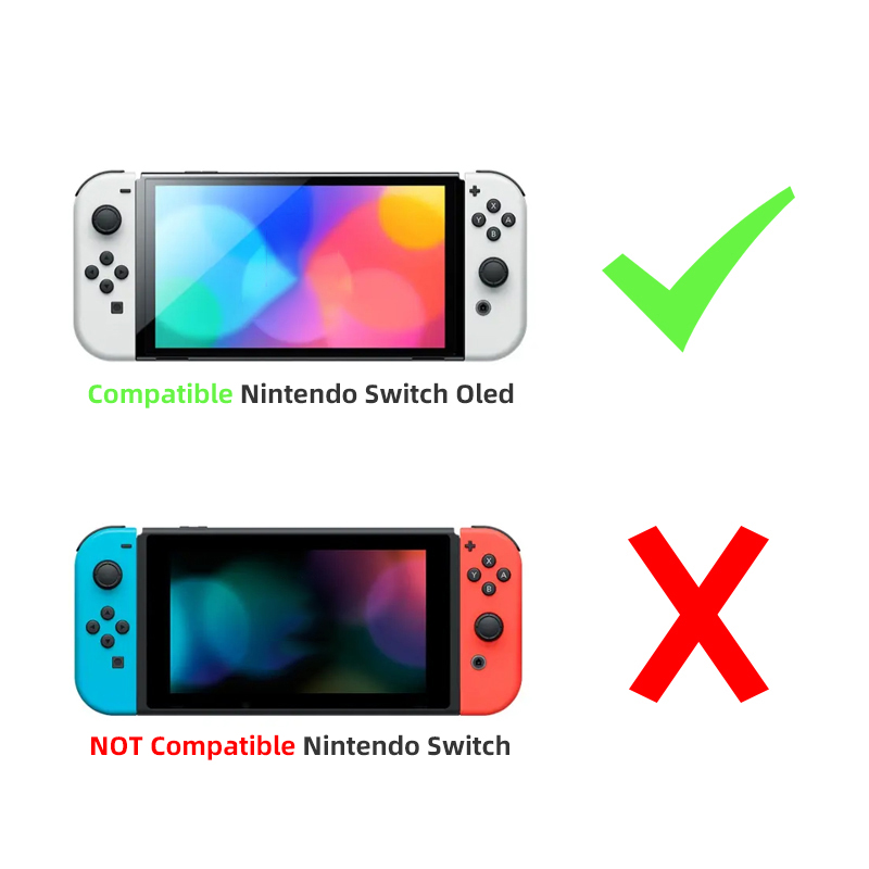 Suitable for switch/OLED game console storage bag/protective bag/tempered film/crystal case/silicone cap accessories