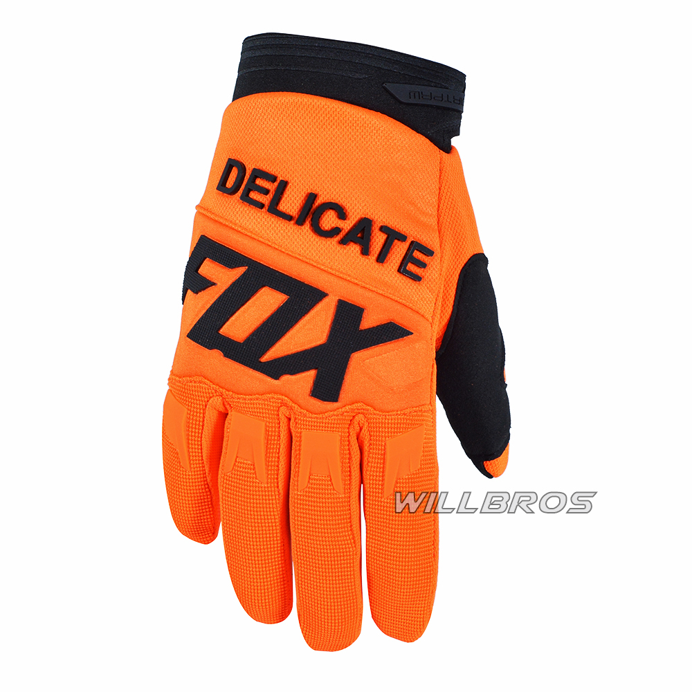 Motocross Gloves Delicate Fox Guantes BMX MX Dirt Bike Mountain Bicycle Offroad Luvas For Men Woman Unisex