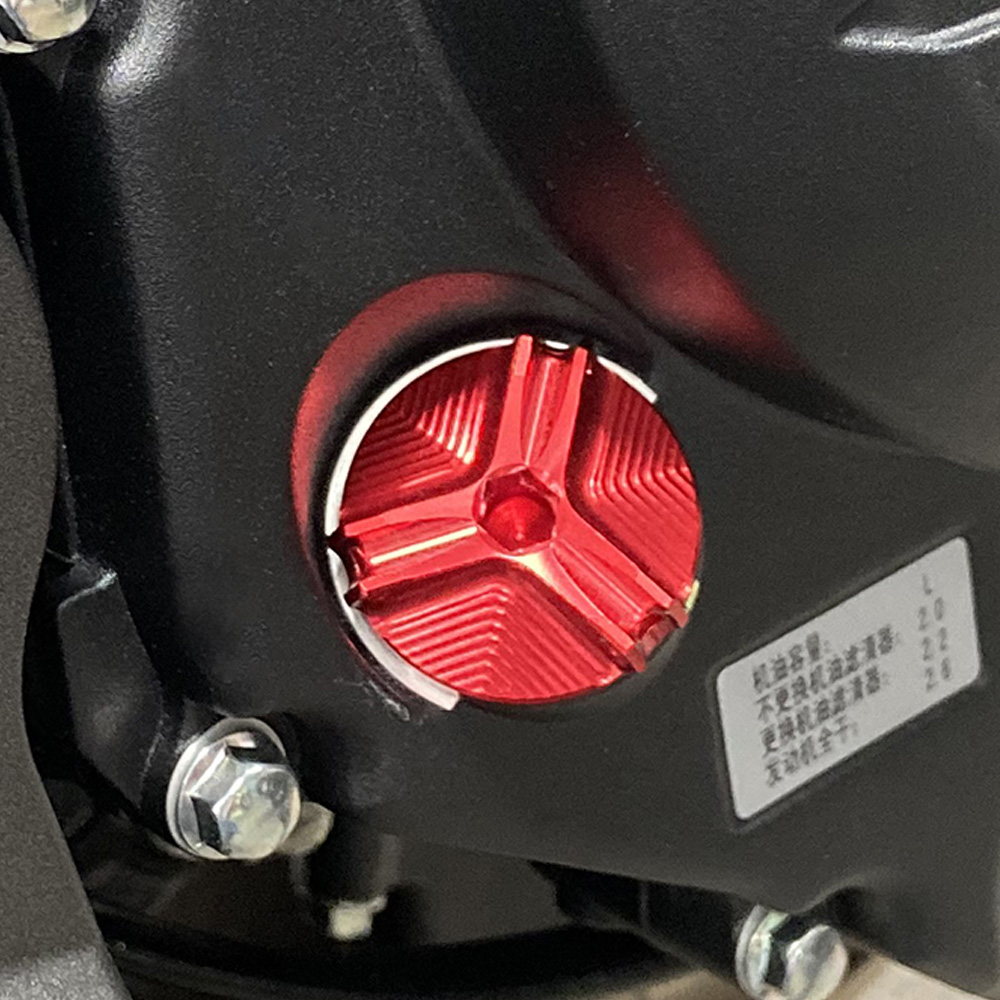 Engine Oil Drain Plug Sump Nut Cup Cover Filler Cap for Ducati 899 959 1199 1299 Panigale V4 Streetfighter V4S V2 Monster Diavel
