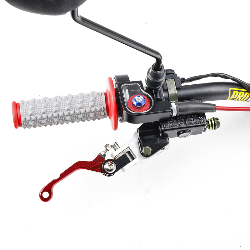 Labor-Saving Pitbike Motorcycle Handles Moped Pit Bike Brake Handle Scooter Folding 360 Degree Clutch Brake Universal Anti-Drop