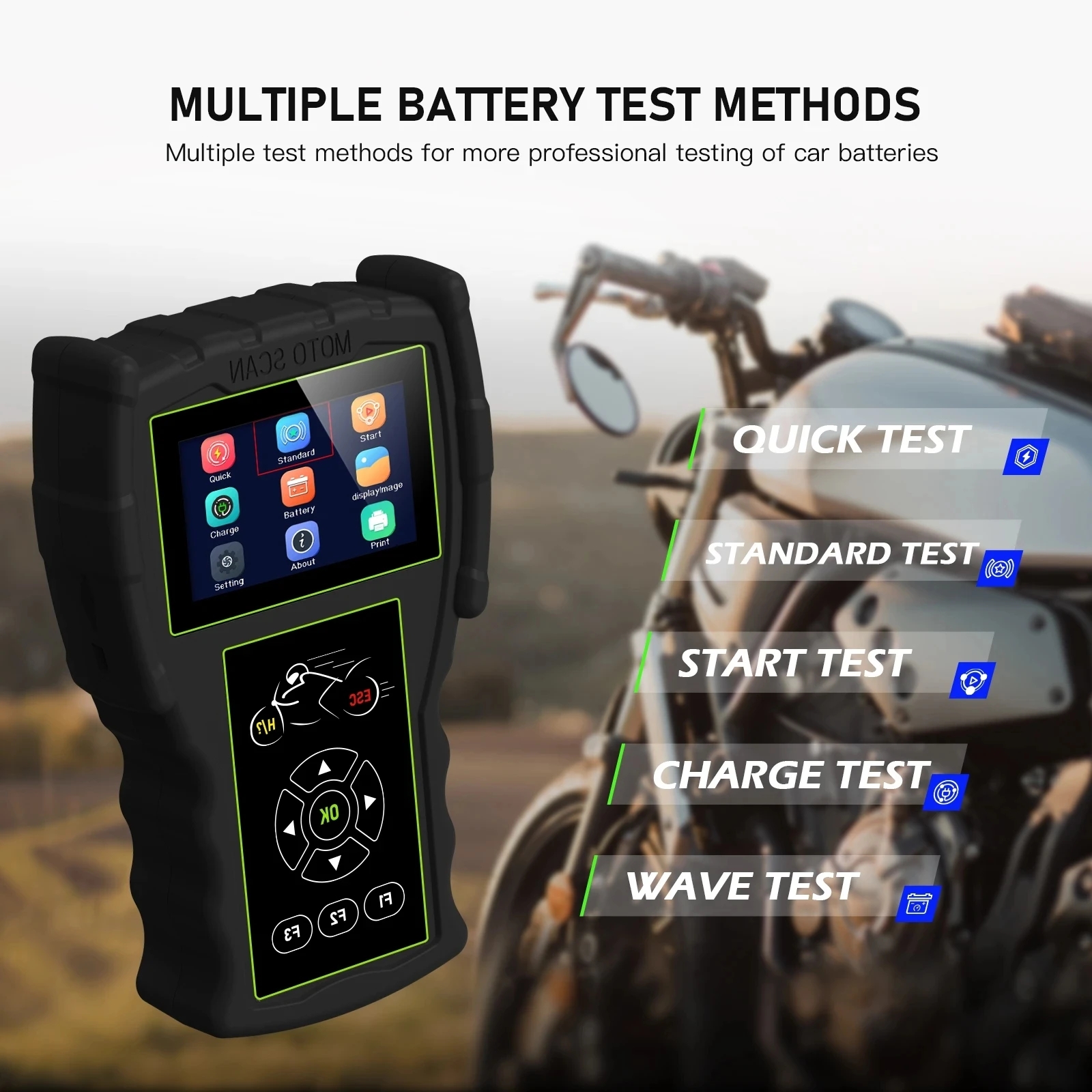 JDiag M100 Pro Motorcycle Diagnostic Tool OBD2 Scanner Fault Diagnostic Tool For KT-M/Hond-a/Yamah-a/Kawasa-ki jdiag m100