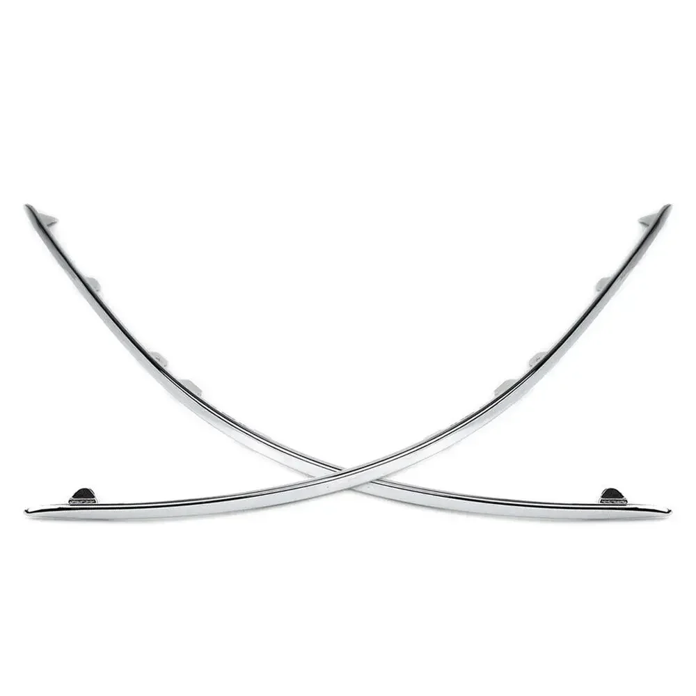 Car Front Bumper Chrome Trim Molding For Mercedes-Benz W204 C300 C350 2008 2009 2010 2011 2048850821 2048850721 Bumper Trim
