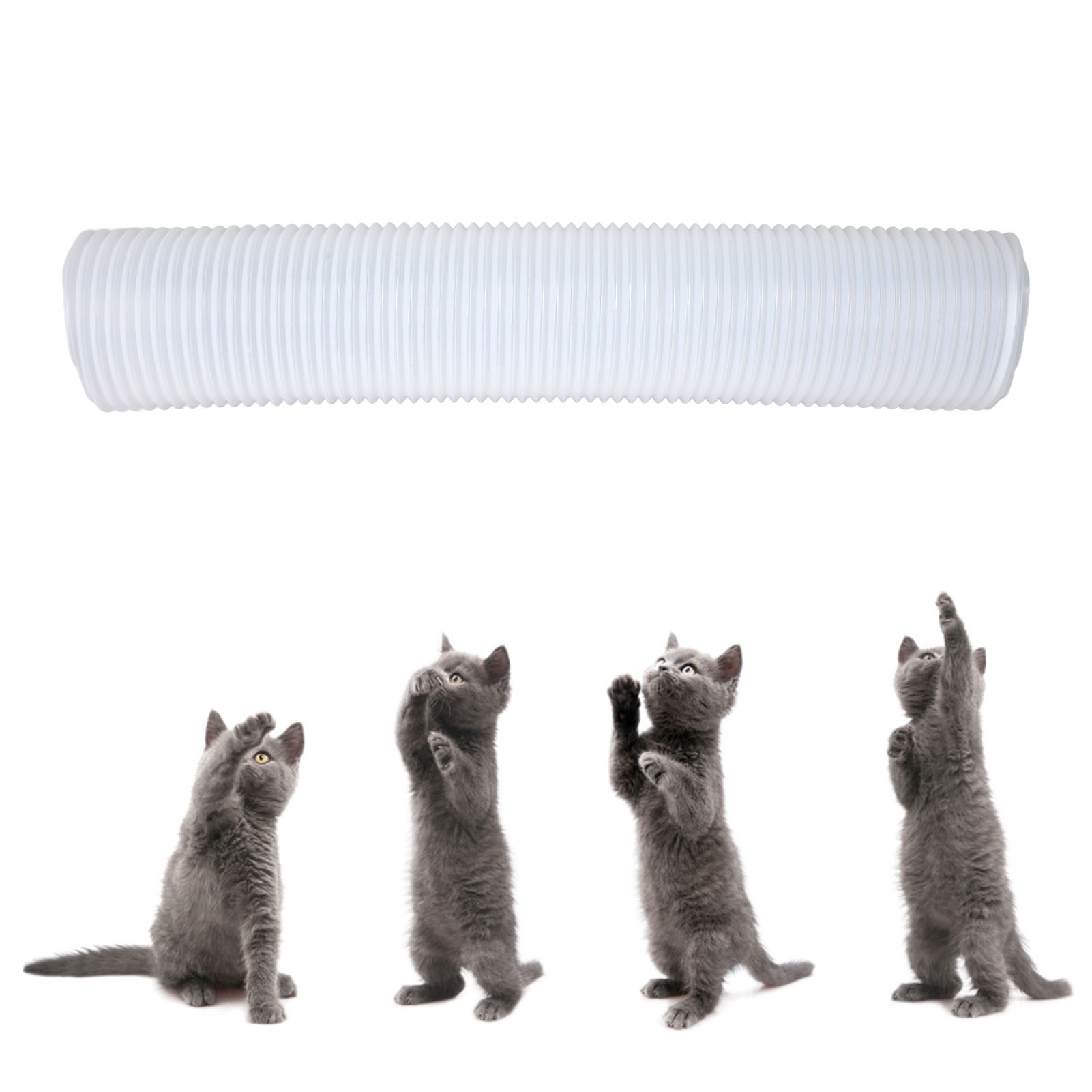 Small Animal Play Tunnel Collapsible Plastic Hideout Pet Tube Toy For Kitten Puppy Rabbit Chinchilla