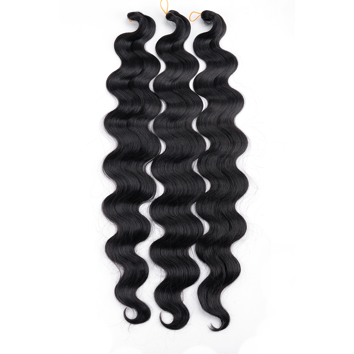 24Inch Body Wave Crochet Synthetic Hair For Black Women Deep Water Wave Ombre Braiding Hair Extensions High Temperature Fible fb814 5 21859