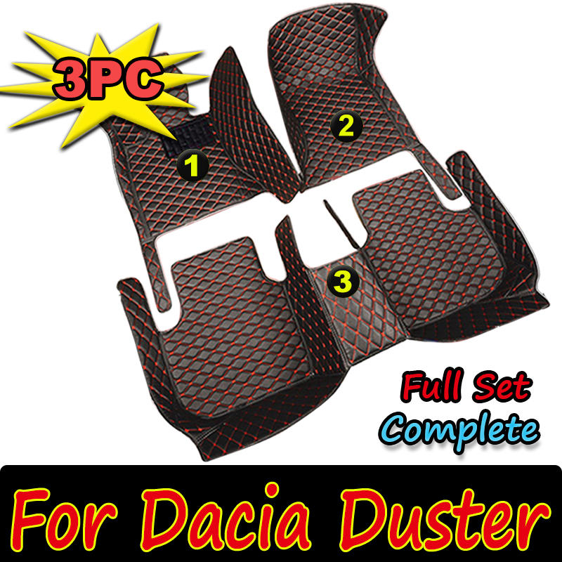 Russia Floor For Dacia Duster 2021~2022 Waterproof Ptotective Pads Mats Full Set Car Accessories