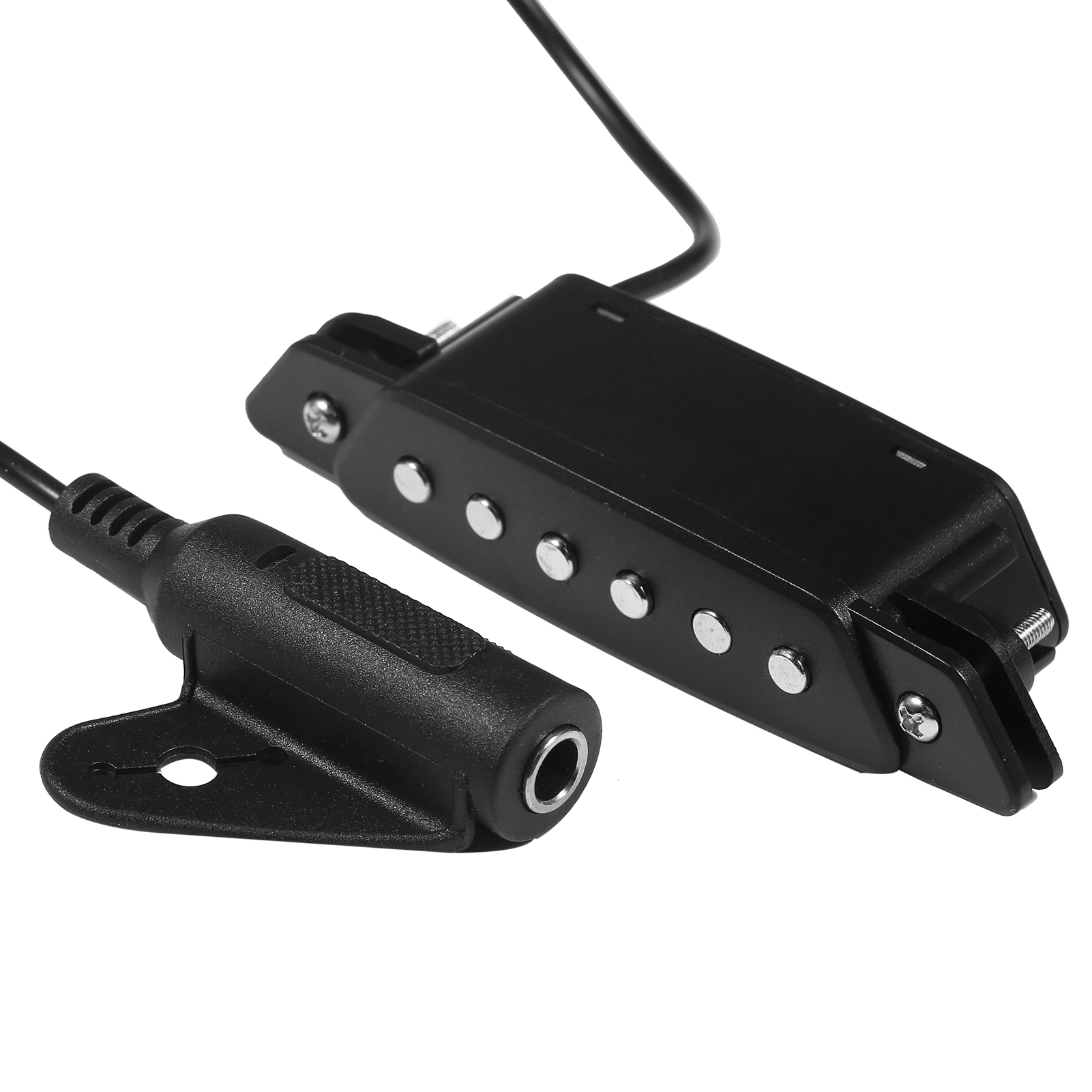 Acoustic Guitar Magnetic Pickup Passive Magnetic Soundhole Coil Pick-up 6.35mm Jack for All Folk Acoustic Guitar Accessories