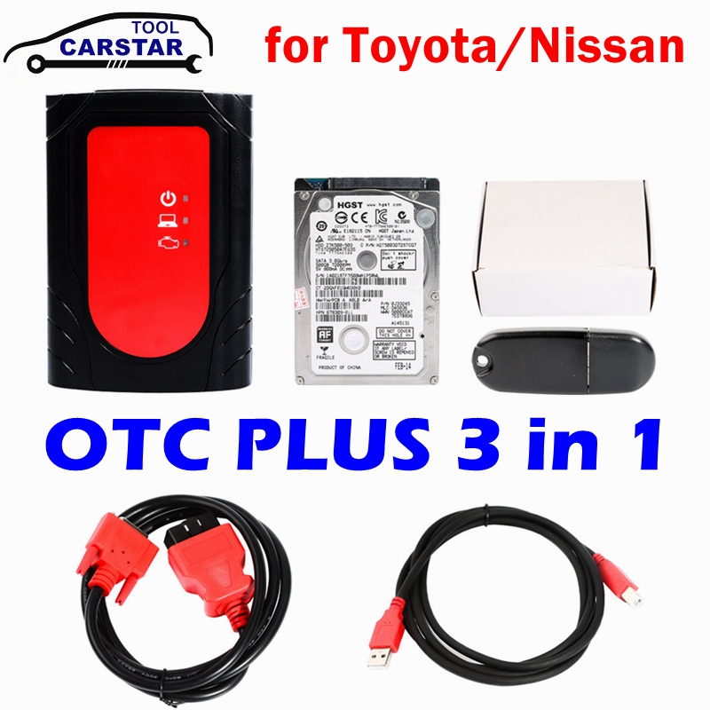OTC Plus 3 in 1 OBD Scanner GTS with HDD techstream consult 3 plus OTC Scanner For Nissan/Toyota 8ff45