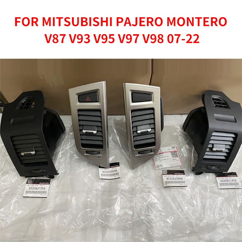 Car dashboard air conditioner air outlet is suitable for Mitsubishi Pajero Montero V87 V93 V95 V97 V98 07-22