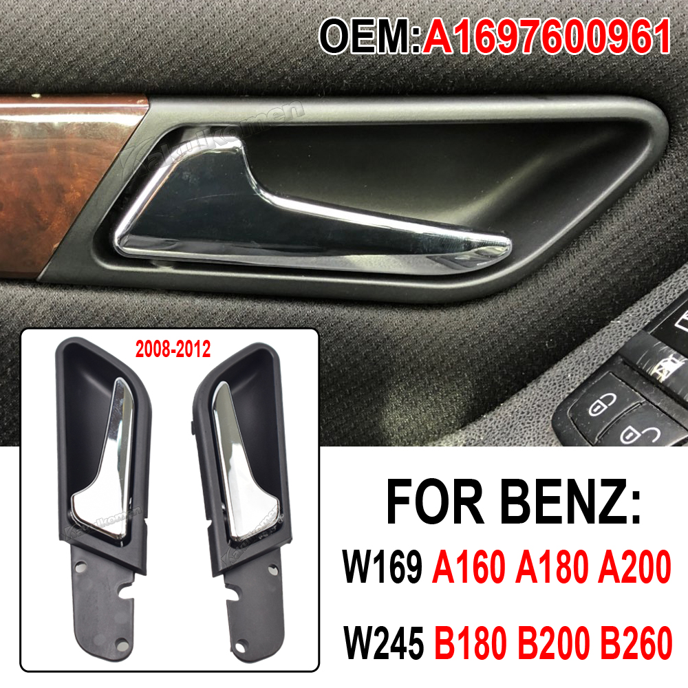 Inner Doors Panel Handle Pull Trim Cover For Mercedes-Benz W169 A160 A180 2011-2012 for W245 B200 2008-2011 A1697601061