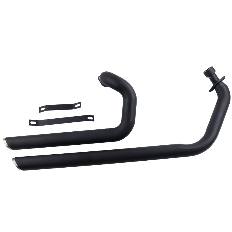 Motorcycle For Yamaha Virago XV 535 XV 400 Exhaust Pipe Chrome Drag Pipes Full Muffler System Silencers XV535 XV400 cfc5c