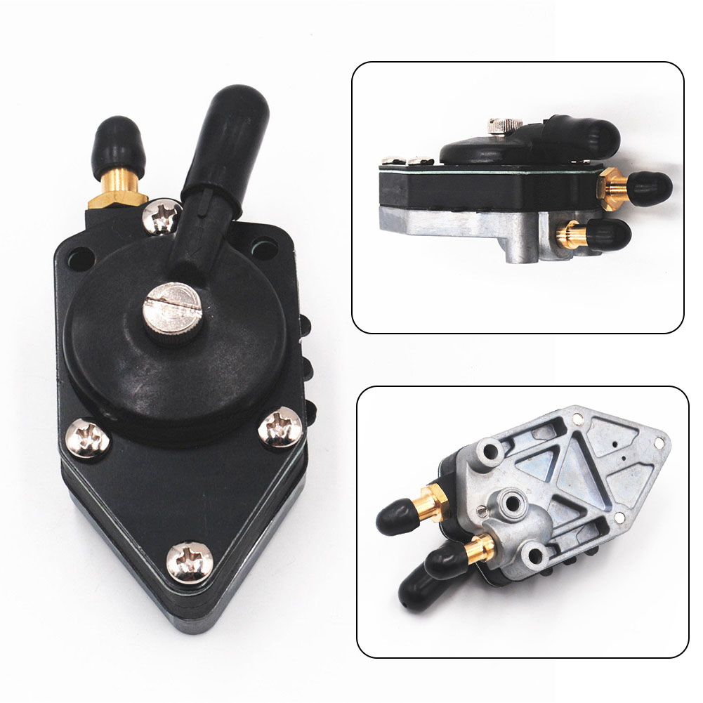 Outboard Motor Fuel Pump For Johnson/Evinrude 25 -140 HP With 3 Nipple Accessories Kits Parts Pumps 398385 433390