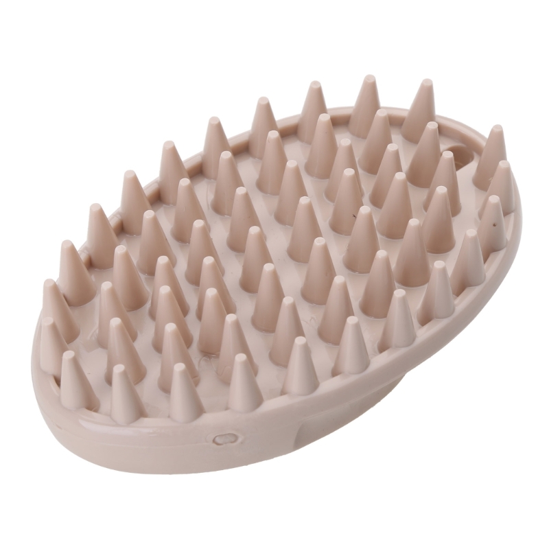 Great Grooming Comb for Shampooing and Massaging Dogs, Cats, Small Animals Soft Rubber Bristles Gentle Message