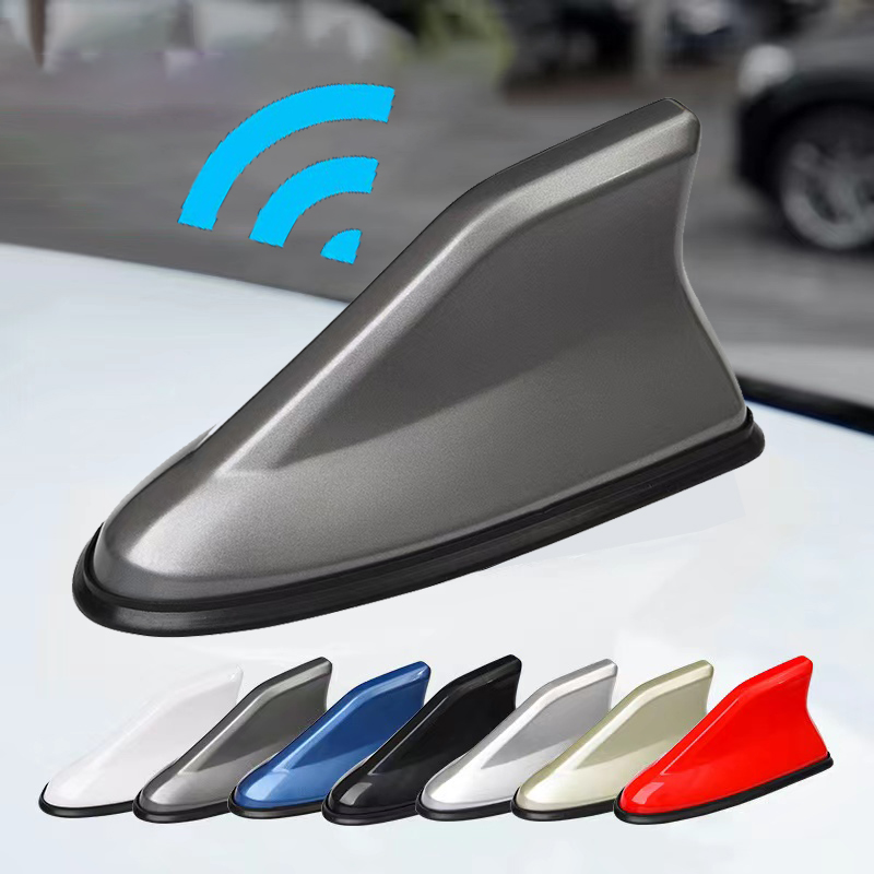 Universal Car Shark Fin Antenna Auto Radio Signal Aerials Roof Antennas Decorative For BMW/Honda/Toyota Car Styling