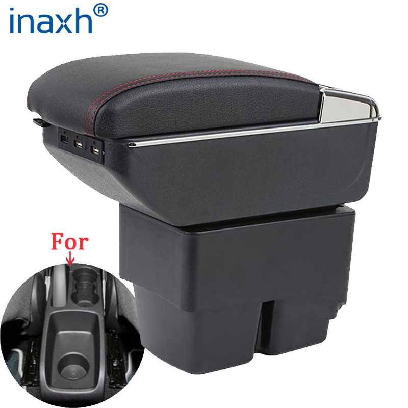 For Ford Fiesta Armrest box Interior details Parts special Retrofit parts Car accessories Center Storage box Car Armrest Arm