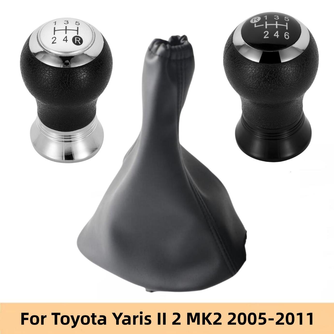 Gear Shift Knob Lever Stick Pen Gaiter Boot Cover Case for Toyota Yaris II 2 2 2005 2006 2007 2008 2009 2011 8172928924713435 08d7f
