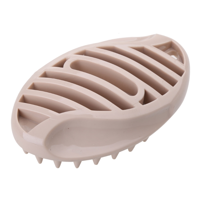 Great Grooming Comb for Shampooing and Massaging Dogs, Cats, Small Animals Soft Rubber Bristles Gentle Message
