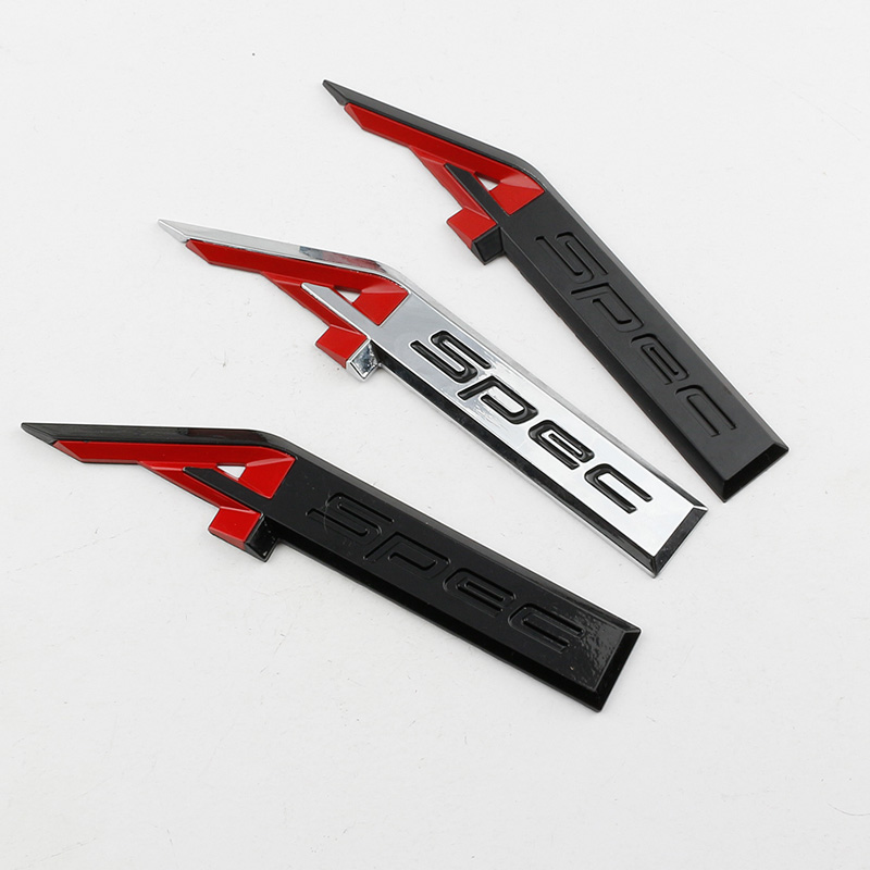 Car Trunk Emblem Sticker for Acura A-SPEC Integra MDX TL TSX RSX RDX NSX Letter Badge Decals Decoration