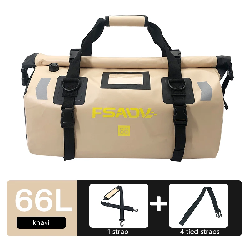 The NEW 40L 66L Travel Tail Bags handbag Long-distance Backpack 6 Level Waterproof Large Capacity Motorcycle Bag