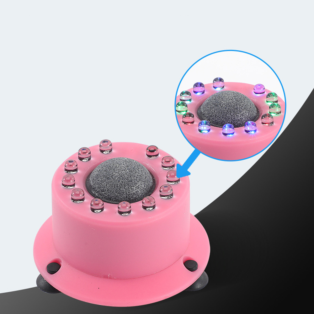 Fish Tank Lamp LED Waterproof 4 Colors Variable mini Bubble Lamp Aquarium Lighting Submersible Lamp Oxygen Enrichment
