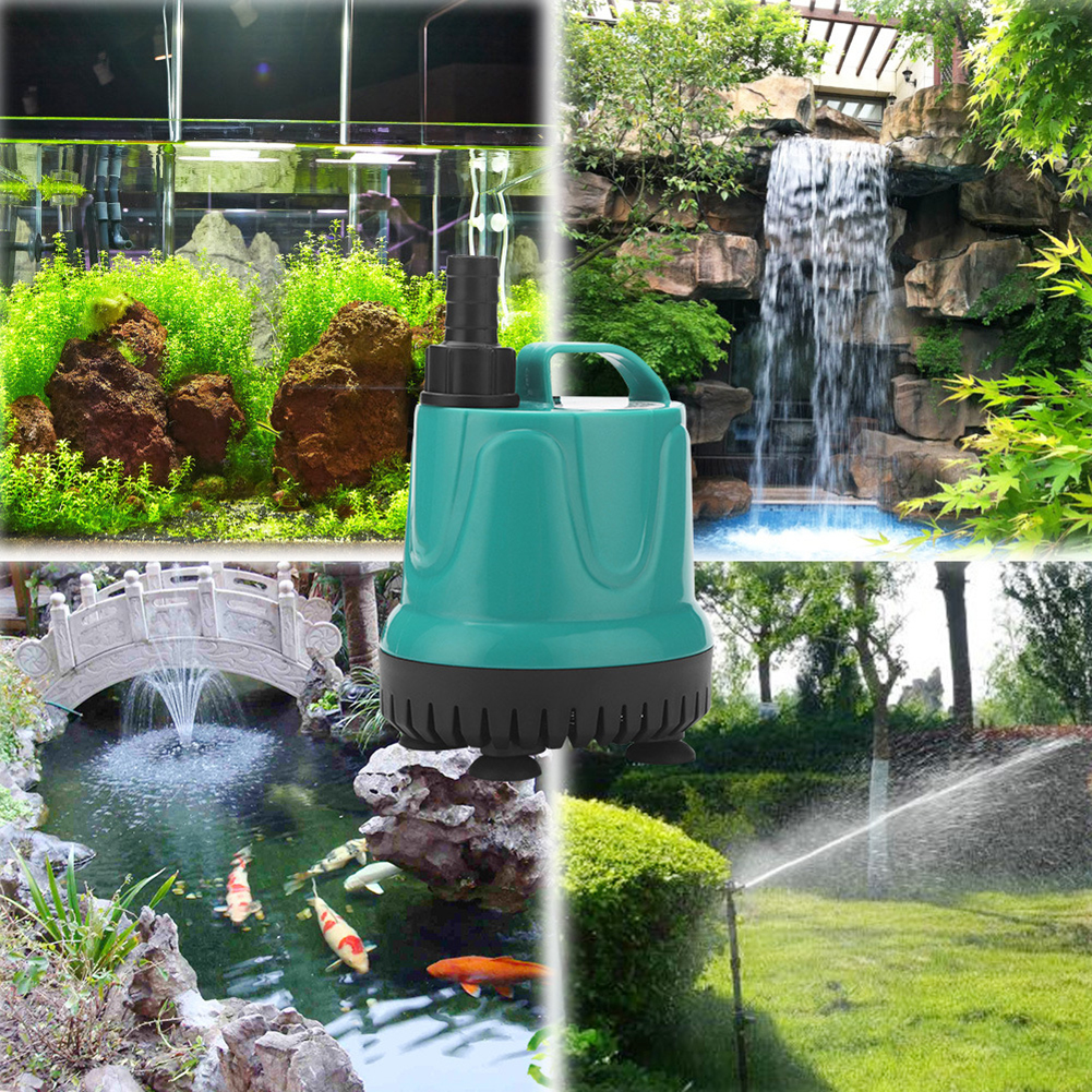 40w 60w 90w Ultra-Quiet Submersible Water Fountain Pump Filter Fish Pond Aquarium Water Pump Tank Fountain 220V 240V