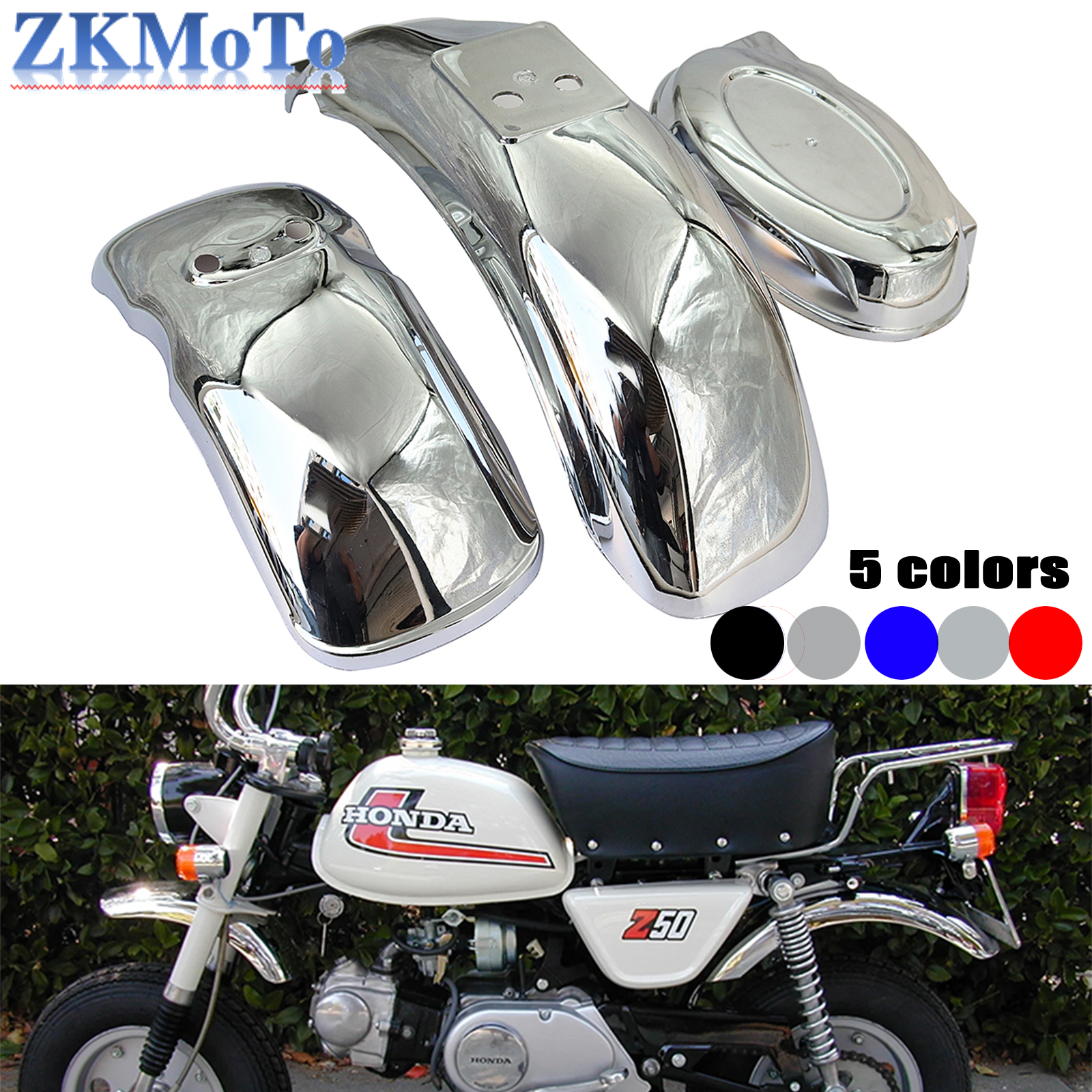 6 Colors Motorcycle Bodywork Frame Body Frame Fender Kit Mud Guards for Honda Z50 Z50A Z50J Z50R Mini Trail Monkey Bike