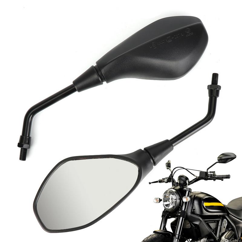 Bar Mirrors Motorbike Motorcycle End Rear View Mirrors Handlebar Bicycle Wing Mirror For Street Bikes Motorcycles Touring Bikes smile