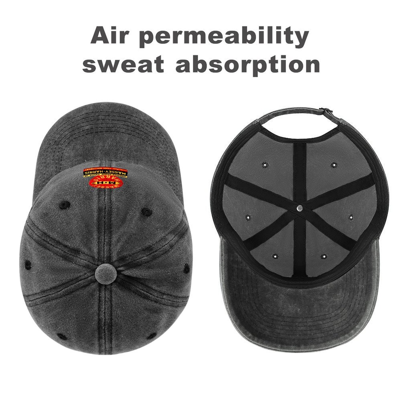 And Tractors Massey Harris Farm Hinery Gift Halloween Day, Thanksgiving, Christmas Day Cowboy ddmysmile Hat Black Caps Women Men's Smile , Thanks