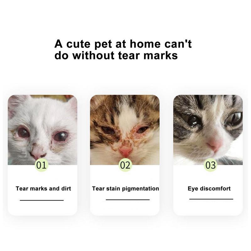 Pet Eye Comb Brush Tear Stain Remover Comb Silicone soft material Grooming Tools For Small Cat Dog Gentle Cleaning Eye Scabs