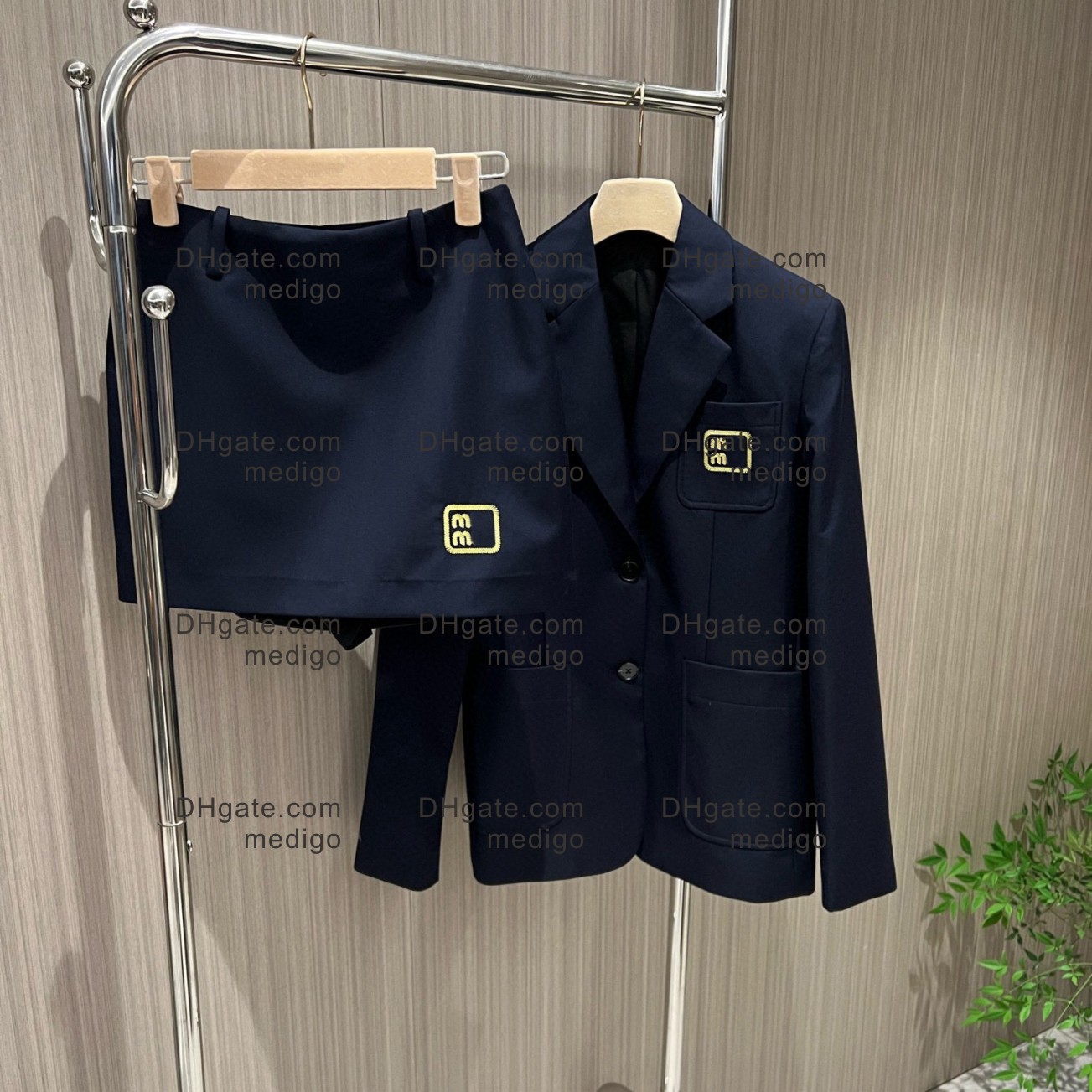 womens designer blazer jacket woman luxury designer mm letters Academic style Age reduction spring new released tops skirt