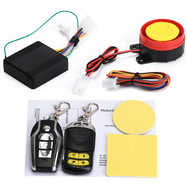 OYOTE Anti-theft Security Alarm System Engine Start Remote Control Key Fit For Universal Scooter Motorcycle