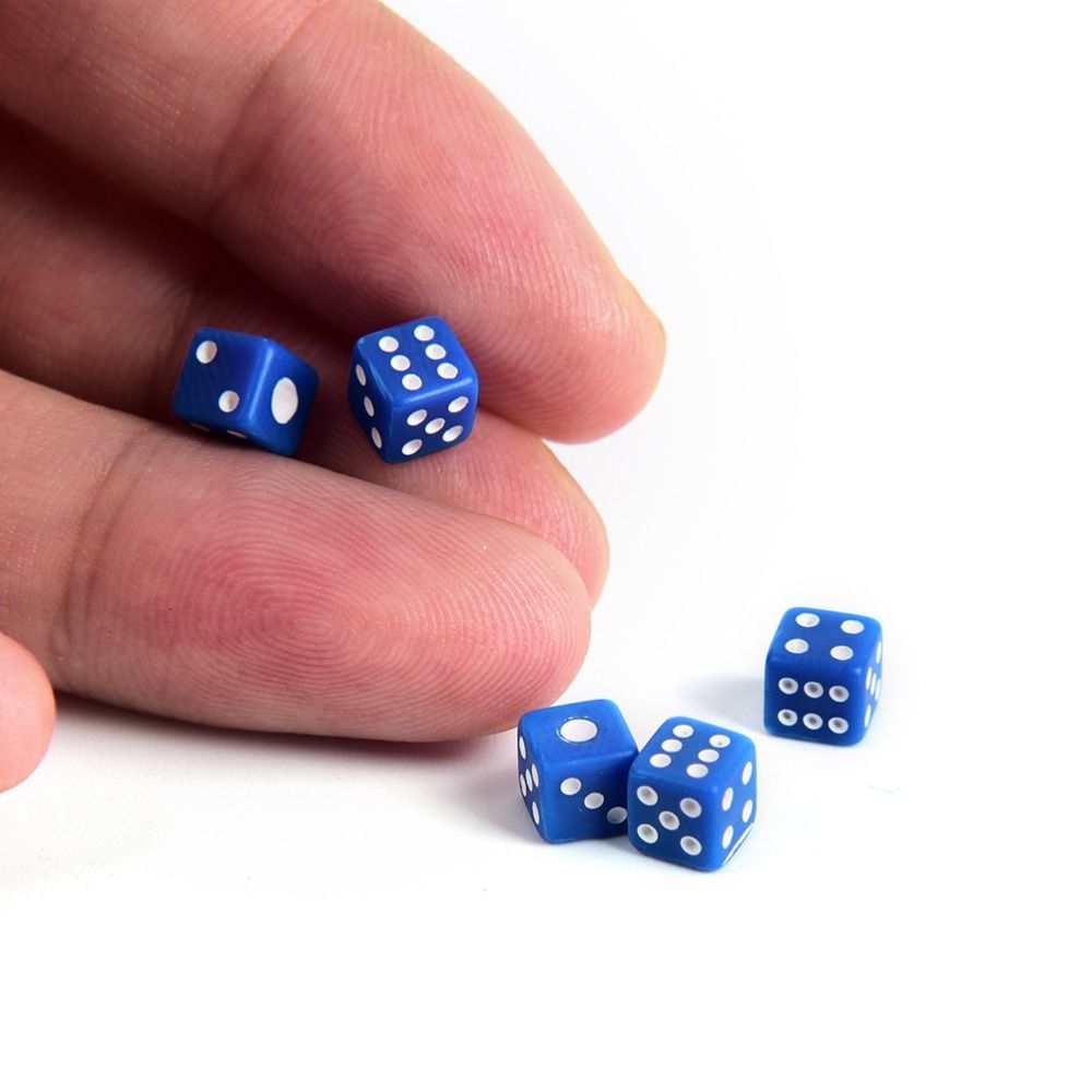 Dices 5Mm 5Colors 50Pcs/Lot Plastic White ddmysmile Gaming Dice Standard Six Sided Decider Birthday Parties Board Game Drop Shipping Smile