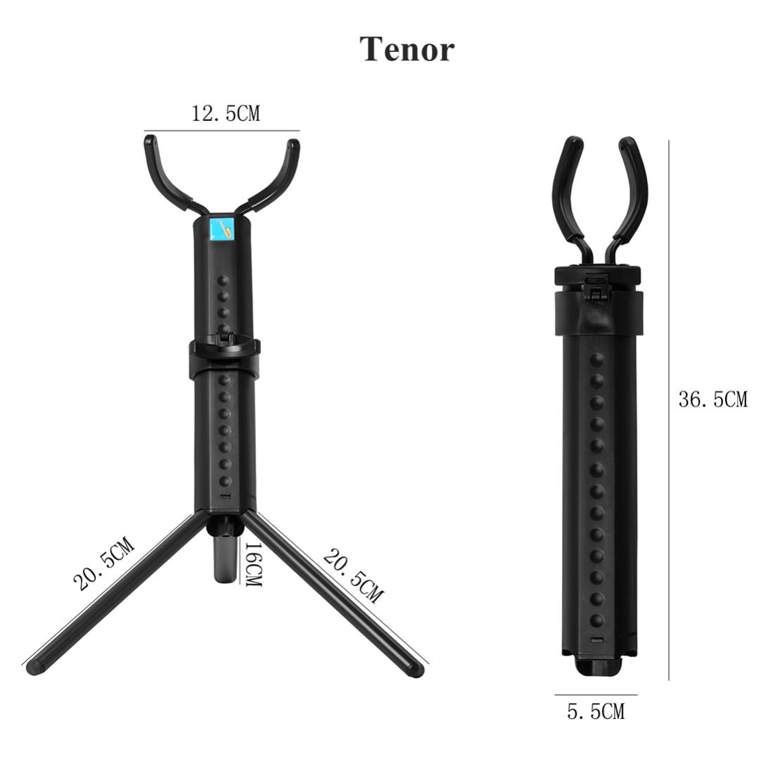 Foldable Alto Tenor Saxophone Stand Portable Floor Sax Tripod Holder for saxophone storage at studio