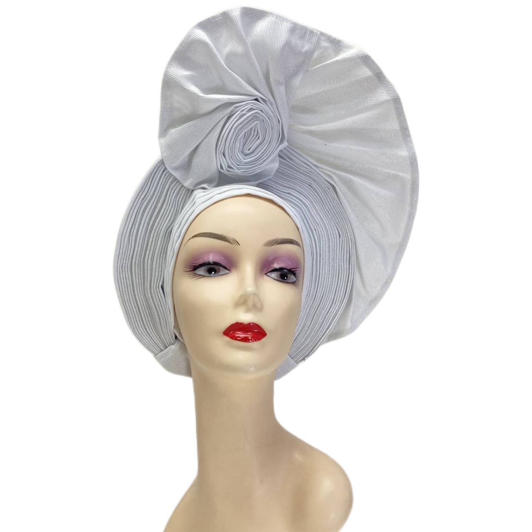 Aso Oke Nigeria For Traditional Marriage Nigeria Auto Gele Women Headtie Nice African Bonnet Hat For Lady Party