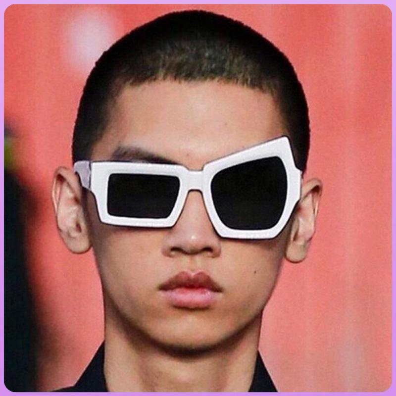 Sunglasses Ladies Large Frame Trend Personality Cat Eye Sun Shade Goggles Girls Party Beach Uv Colorful Popular 5