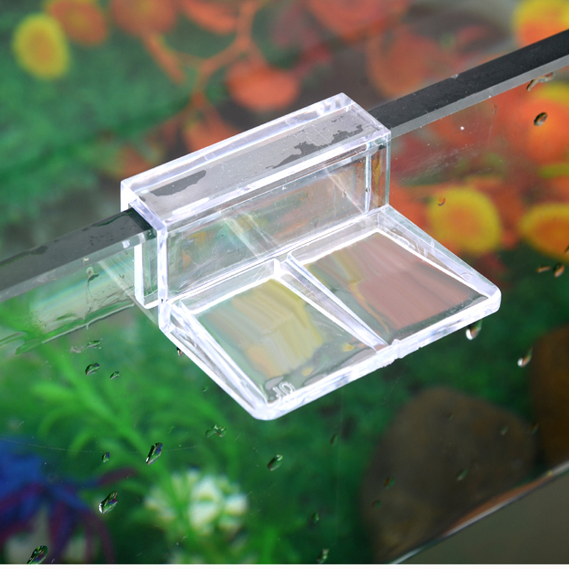 4pcs Fish Tank Acrylic Cover Holder Fish Tank Glass Cover Support Holders Fish Tank Cover Plate Bracket Aquarium Accessories