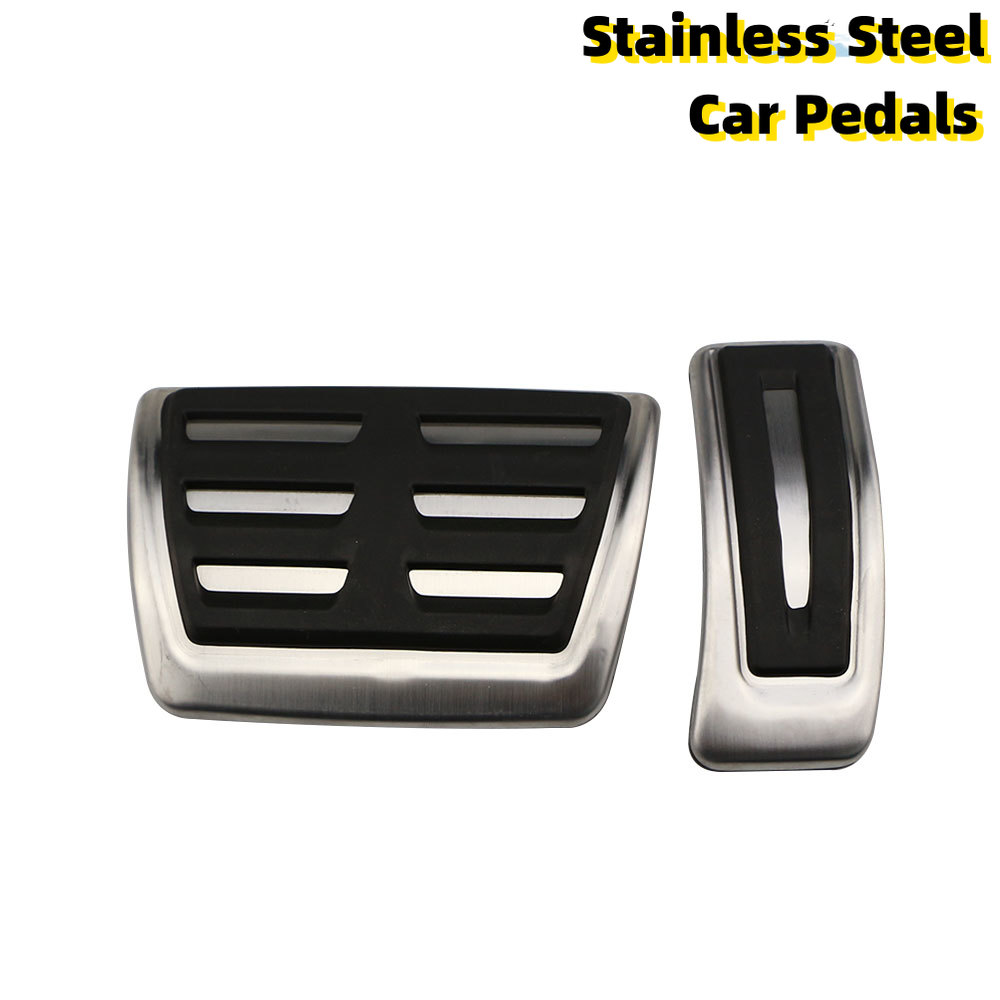 For Audi Q7 SQ7 Q8 2016-2021 Touareg 2019-21/ Porsche Cayenne 2018-21 Car Accessories Fuel Gas Brake footrest Pedal Cover Plate