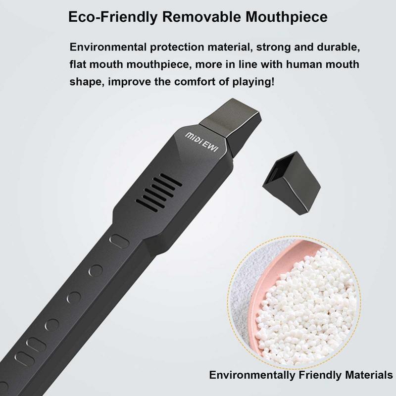Mini Saxophone Instrument Electronic Music Instrument With Removable Nozzle Digital Wind Instrument For Adults Students