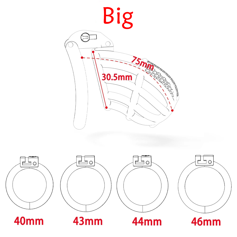 2023 Super Small Penis Ring Sissy Chastity Cage,Locked In Lust Cock Cage Male Chastity Device With 4 Base Ring,Sextoys For Men