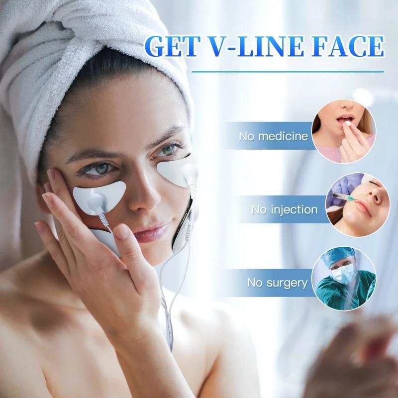 EMS Facial Massager Microcurrent Muscle Stimulator Facial Lifting Eye Beauty Device Neck Face Lift Skin Tightening Anti-Wrinkle 12938