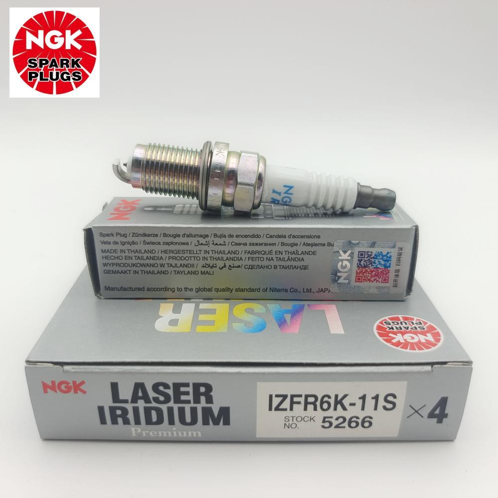 4Pcs Original NGK IZFR6K-11S 5266 Brand New Laser Iridium Platinum Spark Plugs For Honda CR-V 2.0L Stream Civic City CIIMO 1.8L