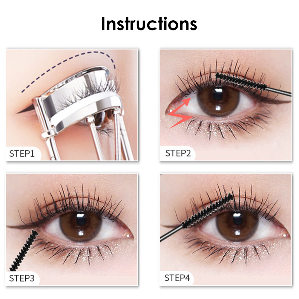 deb Fine Natural Brush Head Mascara Ultra fine Waterproof Slender Curling Lasting Makeup Cosmetics
