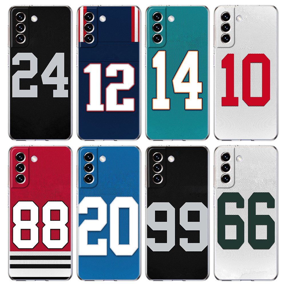 Football Player National Team Jersey Case for Samsung S24 S23 S22 S20 S21 FE Ultra S24 S23 S10 S10E S9 S8 Plus 5G Phone Shell