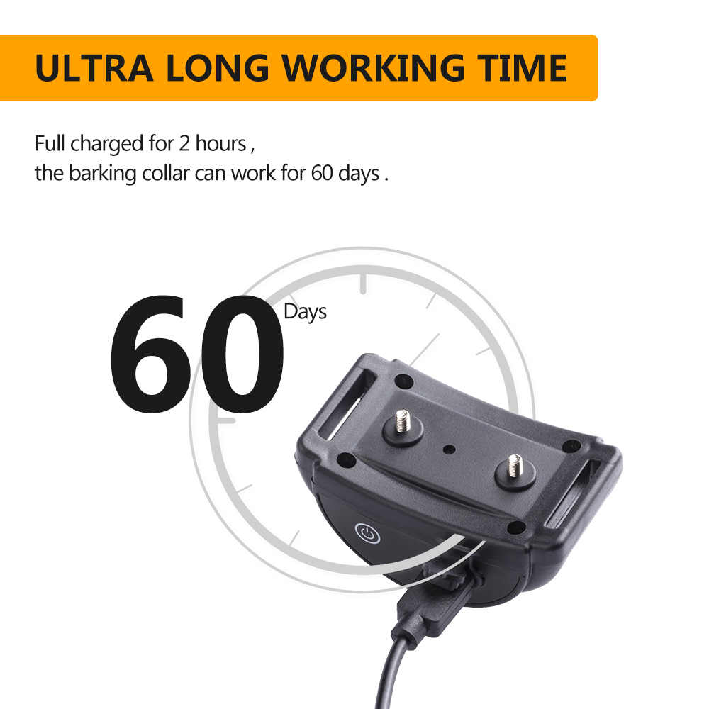 Electronic Barking Anti Bark Dog Beeper Shocker Collar No Barking Deterrents Equipment