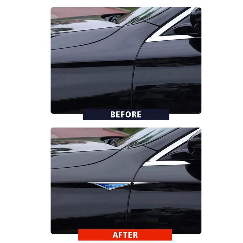 3D Metal Flag Emblem Badge Decals Sticker Car Exterior Accessories for Toyota HILUX