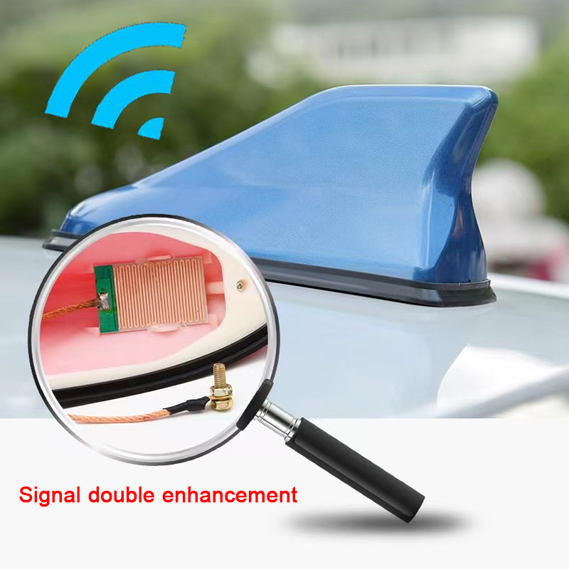Universal Car Shark Fin Antenna Auto Radio Signal Aerials Roof Antennas Decorative For BMW/Honda/Toyota Car Styling