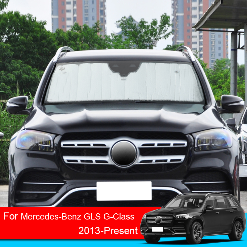 Car Sunshades UV Protect Cover Side Window Curtain Sun Shade Visor Mat For Mercedes-Bens GLS G-Class X166 X167 W463 2013-2025