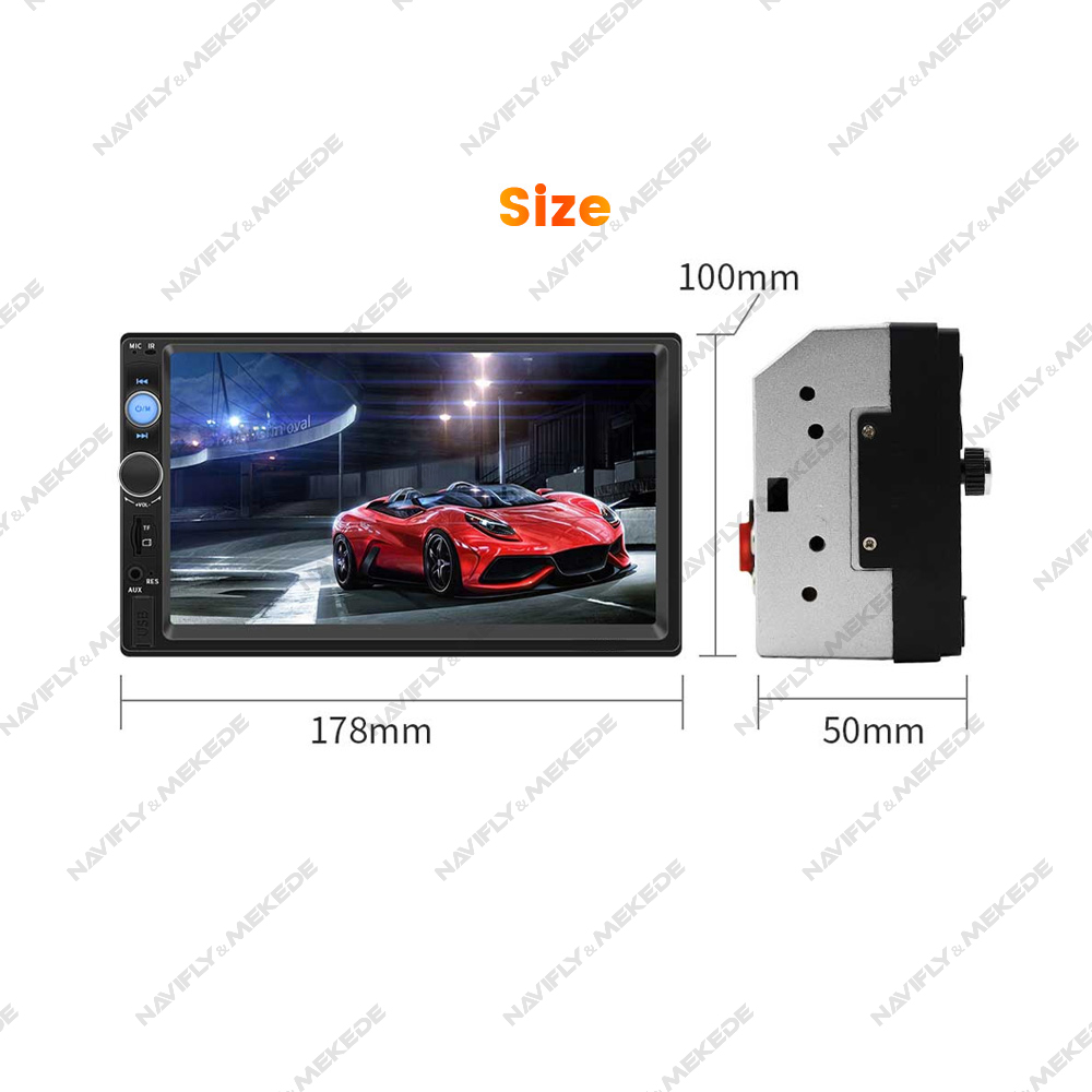 Inch Universal Car 7 Multimedia Player Radio Stereo 2Din Mp5 Mp3 Player ddmysmile Mirror Link SWC BT USB SD FM Plug And Play All In One Smile