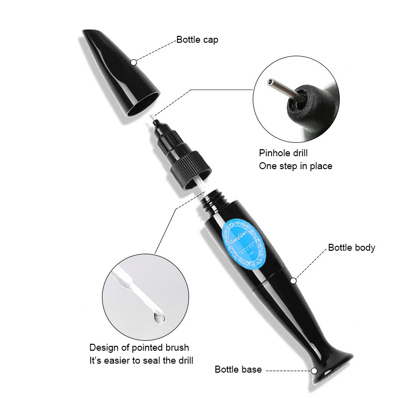 NAILCO Strong Glue Gel Rhinestones Nails Art Decorationes UV Manicure Nail Tool No Wipe Jewelry Rhinestone Crystal Good Adhesion