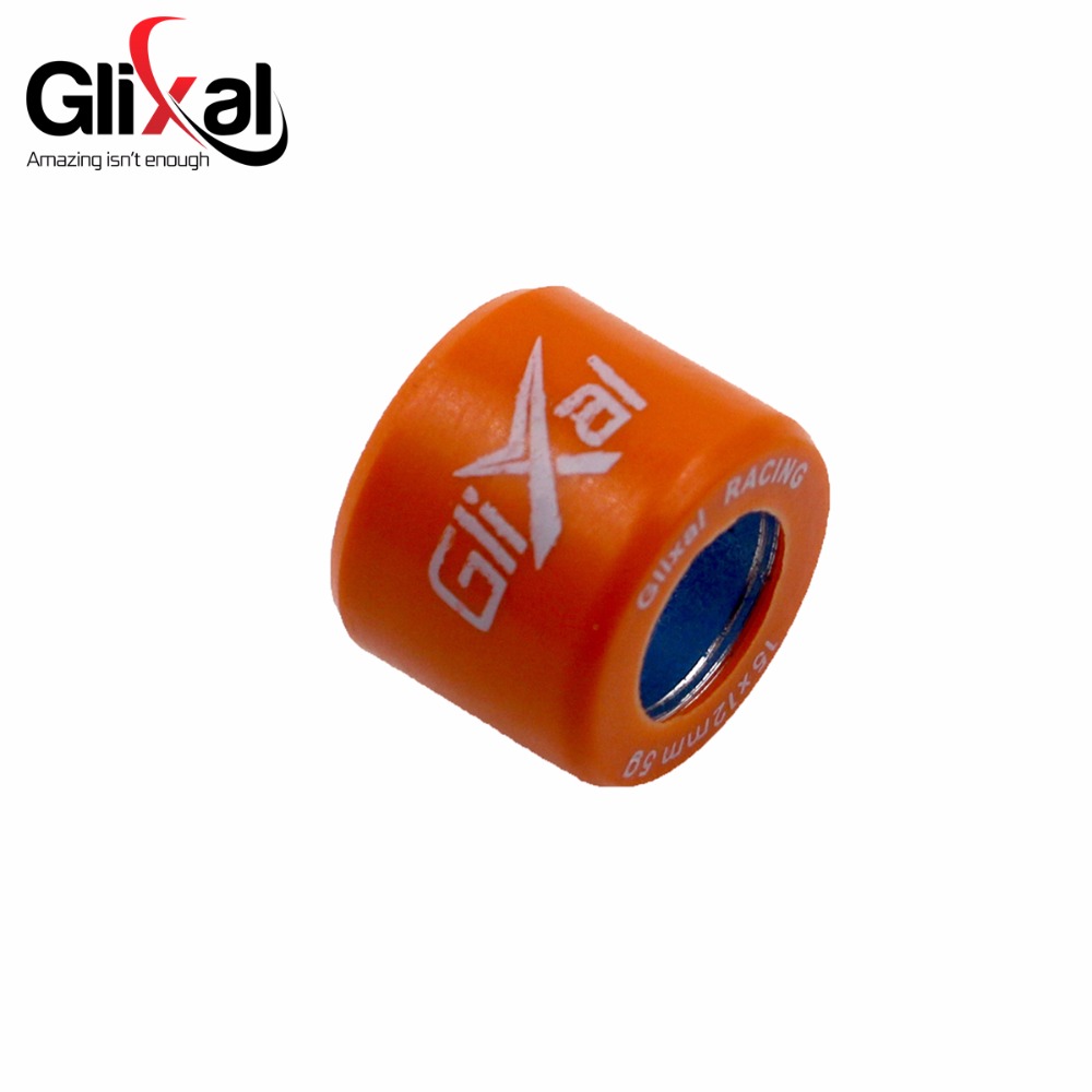 Glixal 15X12mm High Performance Racing Variator Roller Weights Set 1PE40QMB Minarelli Jog 50cc 2-Stroke Engine Scooter (4g-10g)